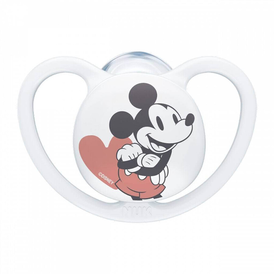 Schnuller NUK Space DISNEY Mickey 0-6m. Box 1×1Stück, Schnuller, 0-6m