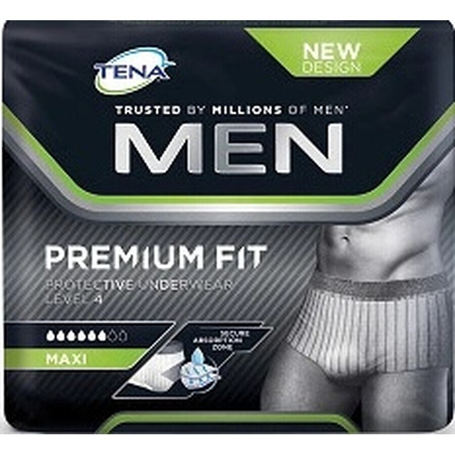 Men Protective Underwear, Level 4 L, 10 pezzi, Tena