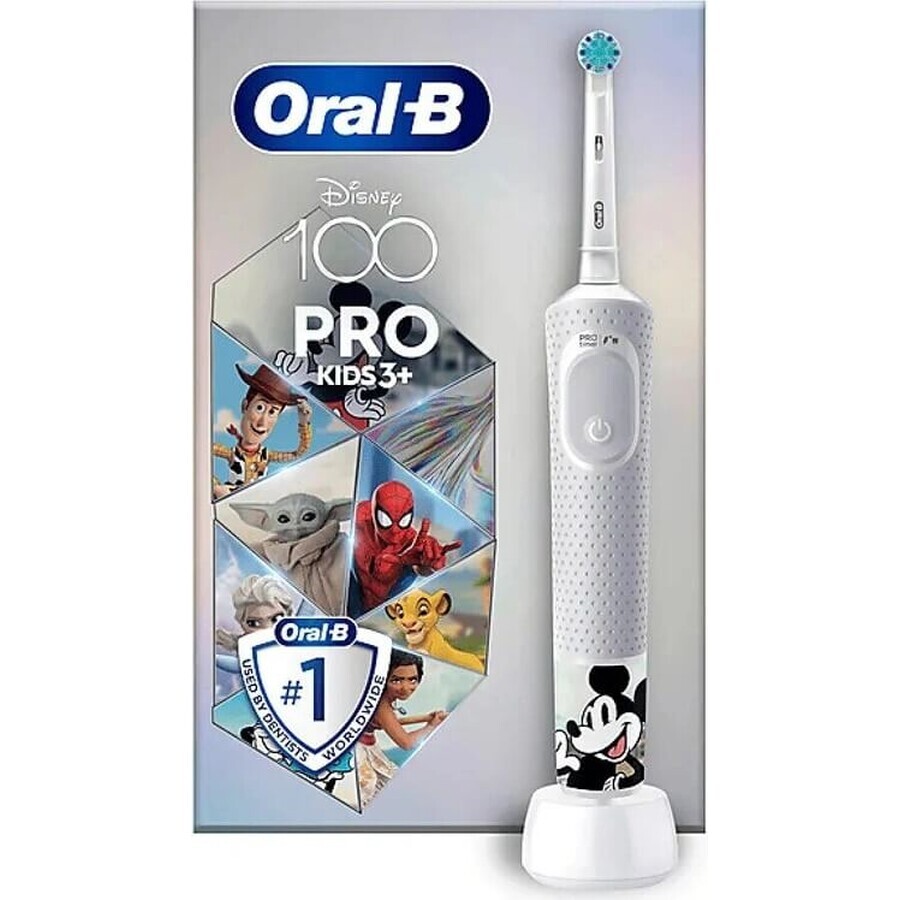 Oral-B EK Pro Kids 3+ Disney EK Pro Kids 3+ + kit de voyage 1×1 set, brosse à dents électrique