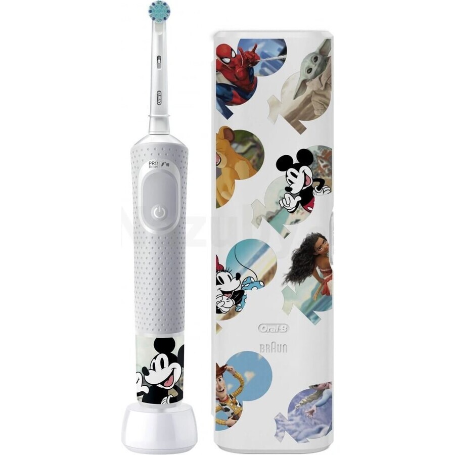 Oral-B EK Pro Kids 3+ Disney EK Pro Kids 3+ + kit de voyage 1×1 set, brosse à dents électrique