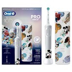 Oral-B EK Pro Kids 3+ Disney EK Pro Kids 3+ + kit de voyage 1×1 set, brosse à dents électrique