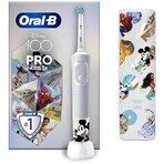 Oral-B EK Pro Kids 3+ Disney EK Pro Kids 3+ + kit de voyage 1×1 set, brosse à dents électrique