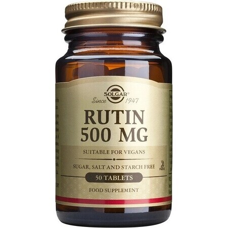 Solgar Rutine 500 mg dose journalière élevée, 50 comprimés 1×50 tbl, complément alimentaire