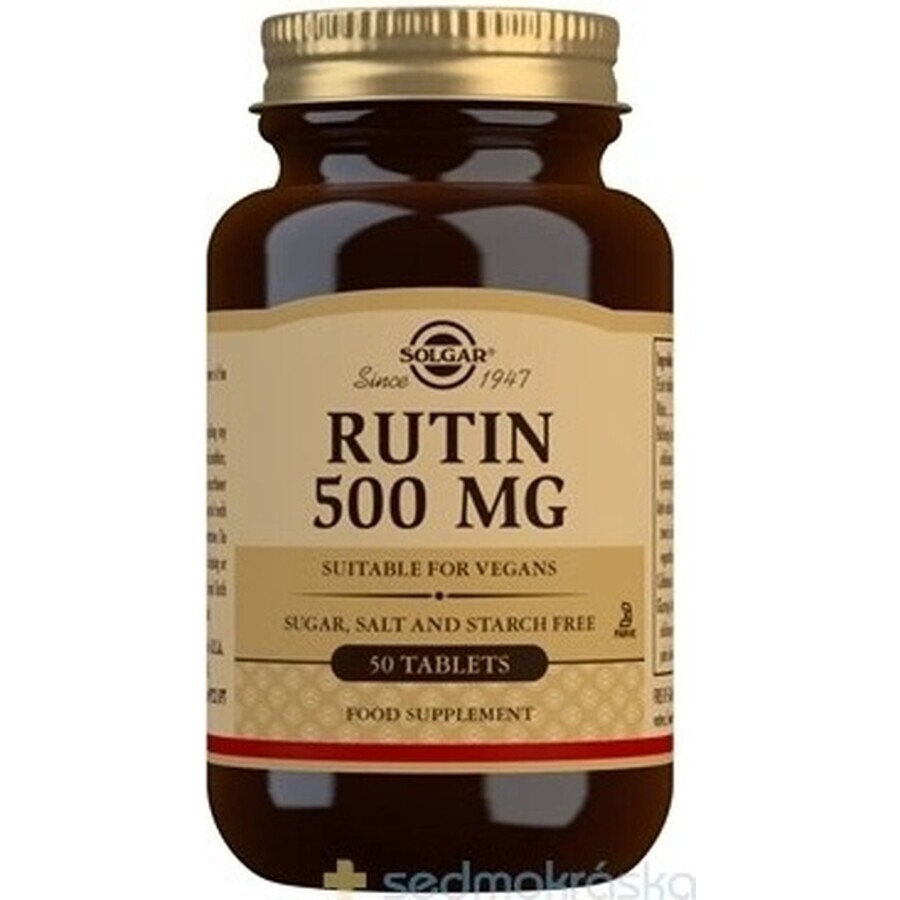 Solgar Rutine 500 mg dose journalière élevée, 50 comprimés 1×50 tbl, complément alimentaire