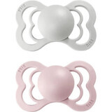 BIBS Supreme Silicone Elfenbein / Blush 1×2 - Größe 1