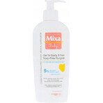 Mixa Baby Surgras Gel fără săpun pentru corp și păr 1×250 ml, gel de spălare pentru copii