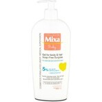 Mixa Baby Surgras Gel fără săpun pentru corp și păr 1×250 ml, gel de spălare pentru copii