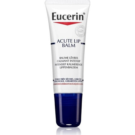 Eucerin ACUTE LIP BALM balsam de buze 1×10 ml, buze extrem de uscate