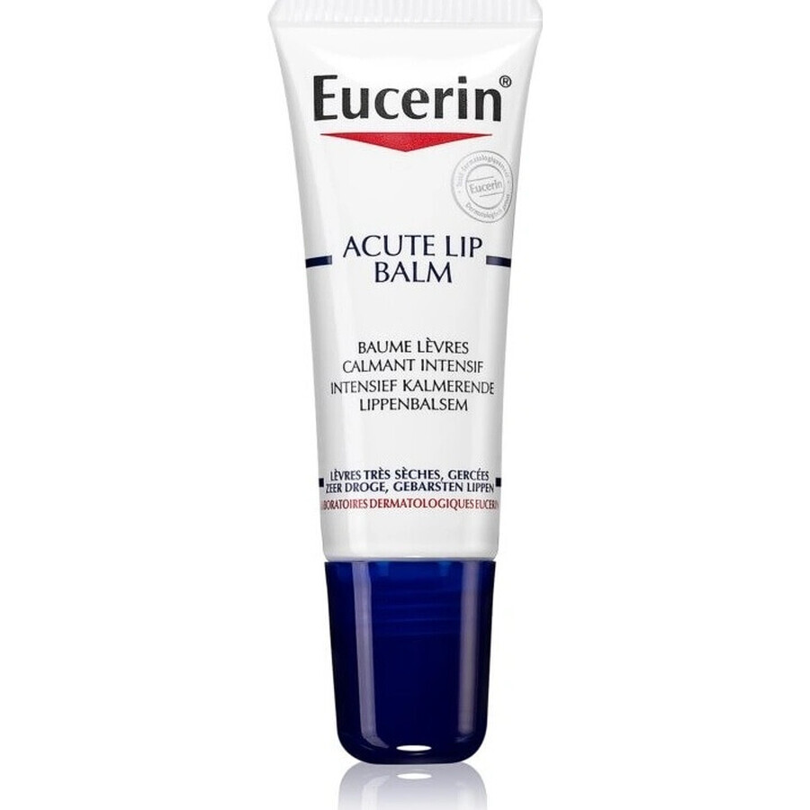 Eucerin ACUTE LIP BALM balsam de buze 1×10 ml, buze extrem de uscate