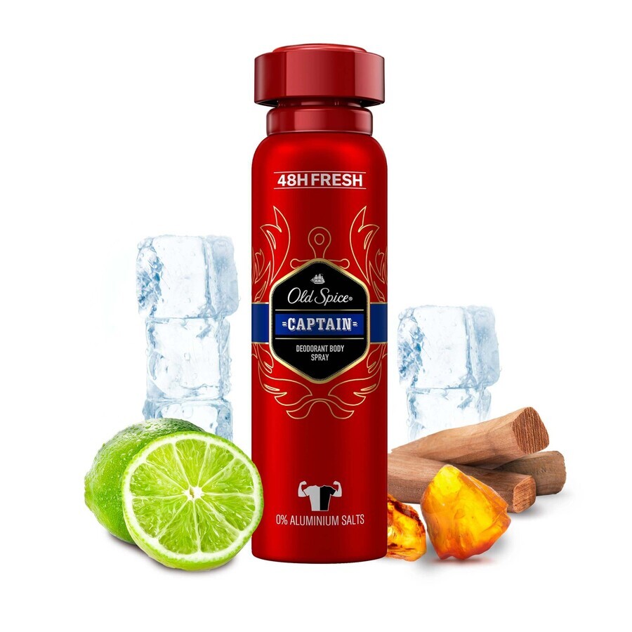 Old Spice Spray 150 ml Kapitän 1×150 ml