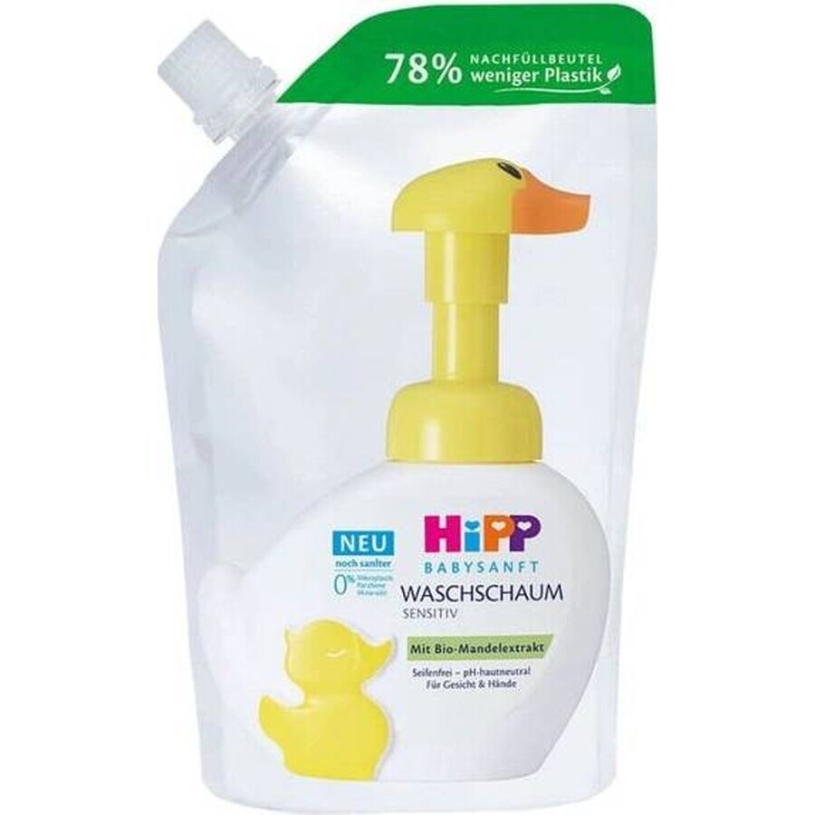 HIPP BABYSANFT schiuma di lavaggio 1×250ml, schiuma di lavaggio, ricarica