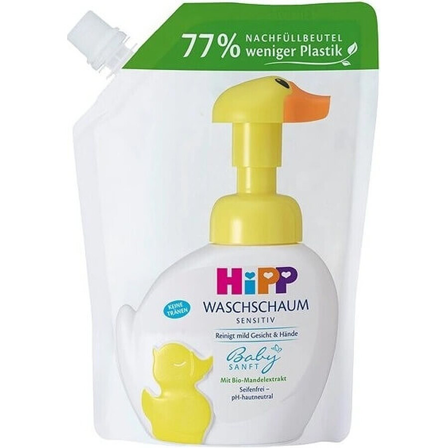 HIPP BABYSANFT schiuma di lavaggio 1×250ml, schiuma di lavaggio, ricarica