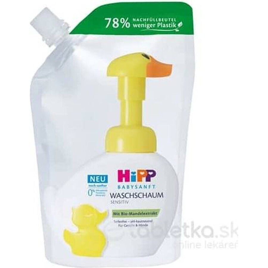 HIPP BABYSANFT schiuma di lavaggio 1×250ml, schiuma di lavaggio, ricarica