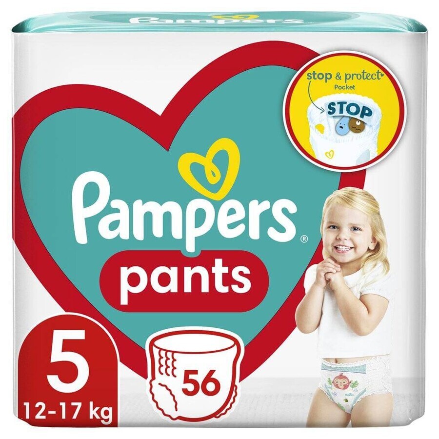 Pampers Pants GP S5 56 pcs (12-17kg) 1×56 pcs