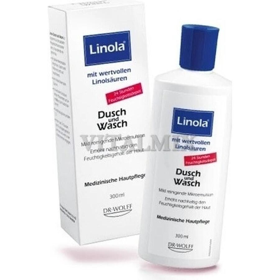 Linola Dusche und Wasch 1×300 ml, Gel-Emulsion