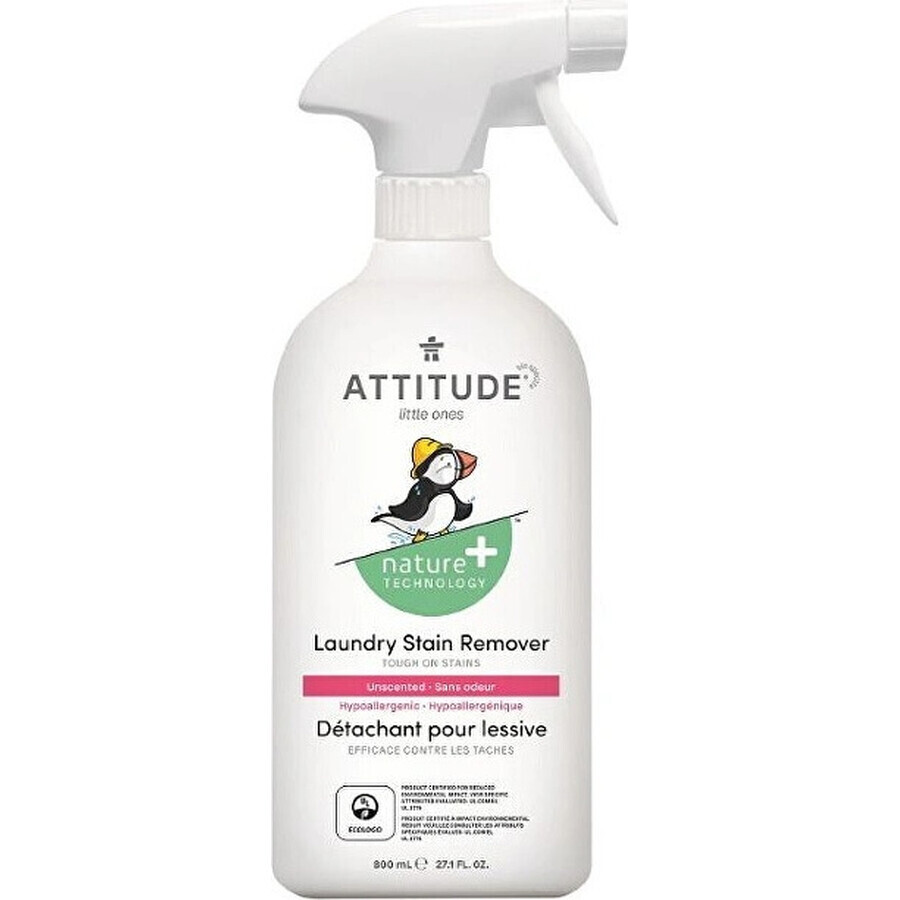 ATTITUDE Detergente Bebé Spray 1×800 ml, quitamanchas