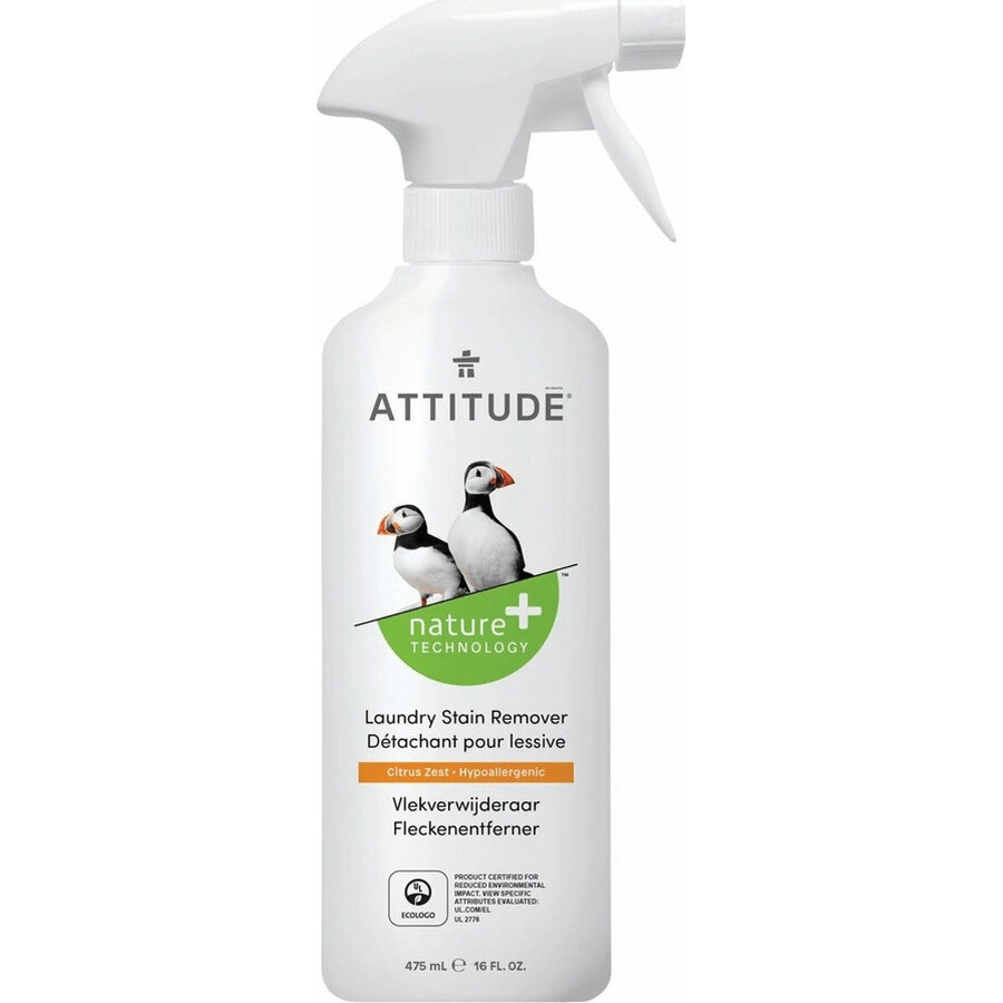 ATTITUDE Detergente Bebé Spray 1×800 ml, quitamanchas