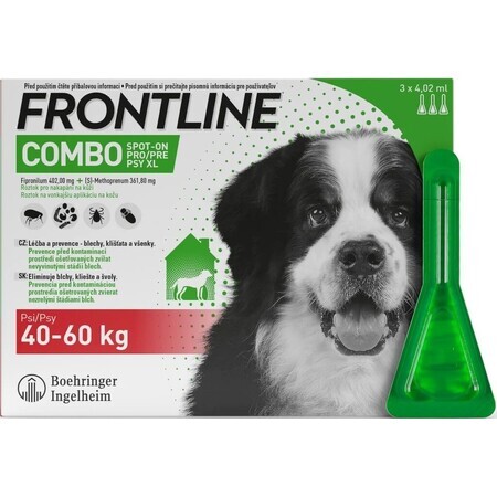 FRONTLINE COMBO spot-on für DOG XL 3 x 4,02 ml 3x4,02 ml