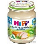 HiPP Purè di tacchino biologico 1×125 g, antipasto di carne per bambini