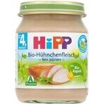 HiPP Purè di tacchino biologico 1×125 g, antipasto di carne per bambini