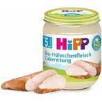 HiPP Purè di tacchino biologico 1×125 g, antipasto di carne per bambini