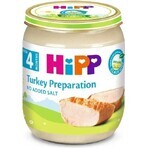 HiPP Purè di tacchino biologico 1×125 g, antipasto di carne per bambini