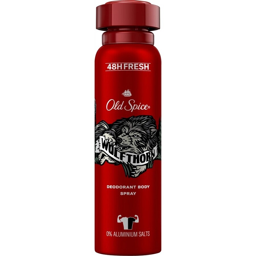 OLD SPICE SPRAY WOLFDORN 1×150 ml, Deodorant