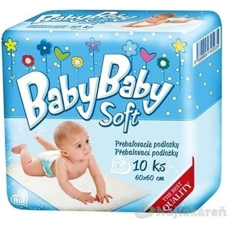 BabyBaby Soft Wickelauflagen 1×10 Stk. Wickelauflagen