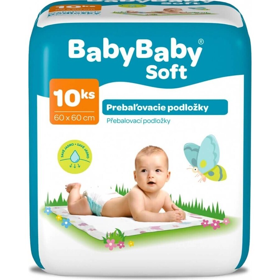 BabyBaby Soft Wickelauflagen 1×10 Stk. Wickelauflagen