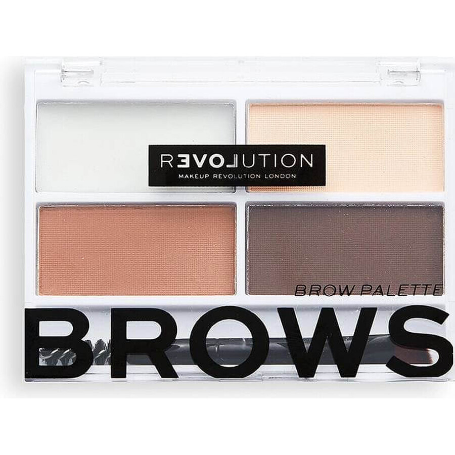 Revolution Relove, Colour Cult Medium, kit de soin des sourcils 1×3.20 g, kit de soin des sourcils