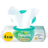 Pampers Wipes 184pcs (4x46) Harmonie New baby 4×46 pcs, wet wipes