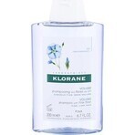 KLORANE Bio-Flachs-Shampoo 1×200ml, Shampoo für feines Haar ohne Volumen