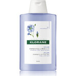 KLORANE Bio-Flachs-Shampoo 1×200ml, Shampoo für feines Haar ohne Volumen