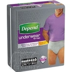 DEPEND SUPER L/XL für Männer 1x9 Stück, elastische Slips, Hüftumfang 95-150 cm
