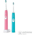 Philips Sonicare 4300 HX6807/35 1+1 1×1 Set, Schallzahnbürste 2 Stück