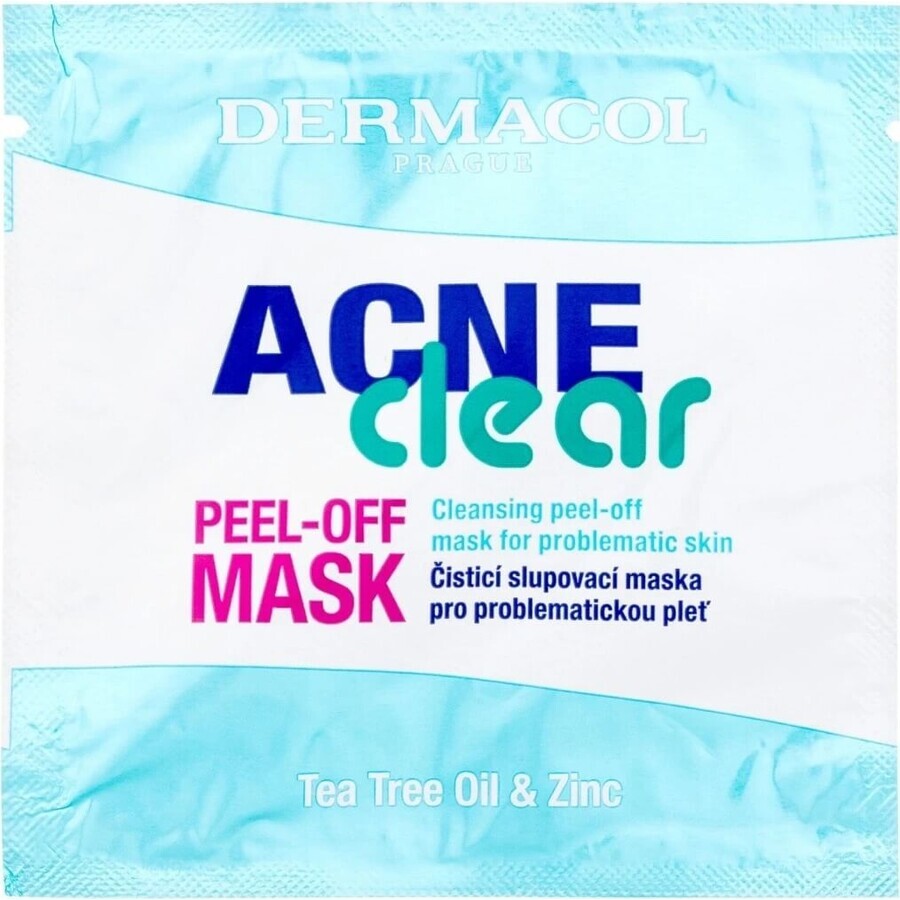 Dermacol Acneclear Cleansing Peeling Mask 1×8 ml, Reinigungsmaske