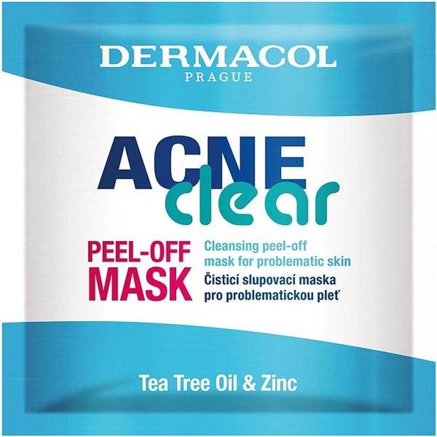 Dermacol Acneclear Cleansing Peeling Mask 1×8 ml, Reinigungsmaske