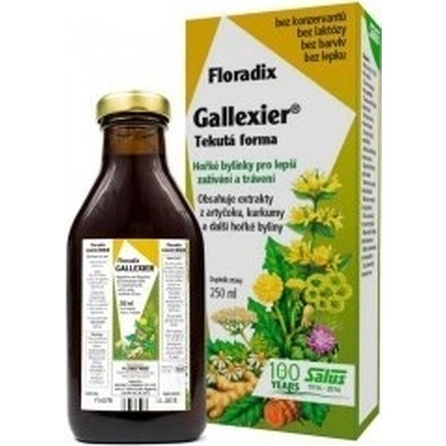 SALUS Floradix Gallexier 1×250 ml, formă lichidă