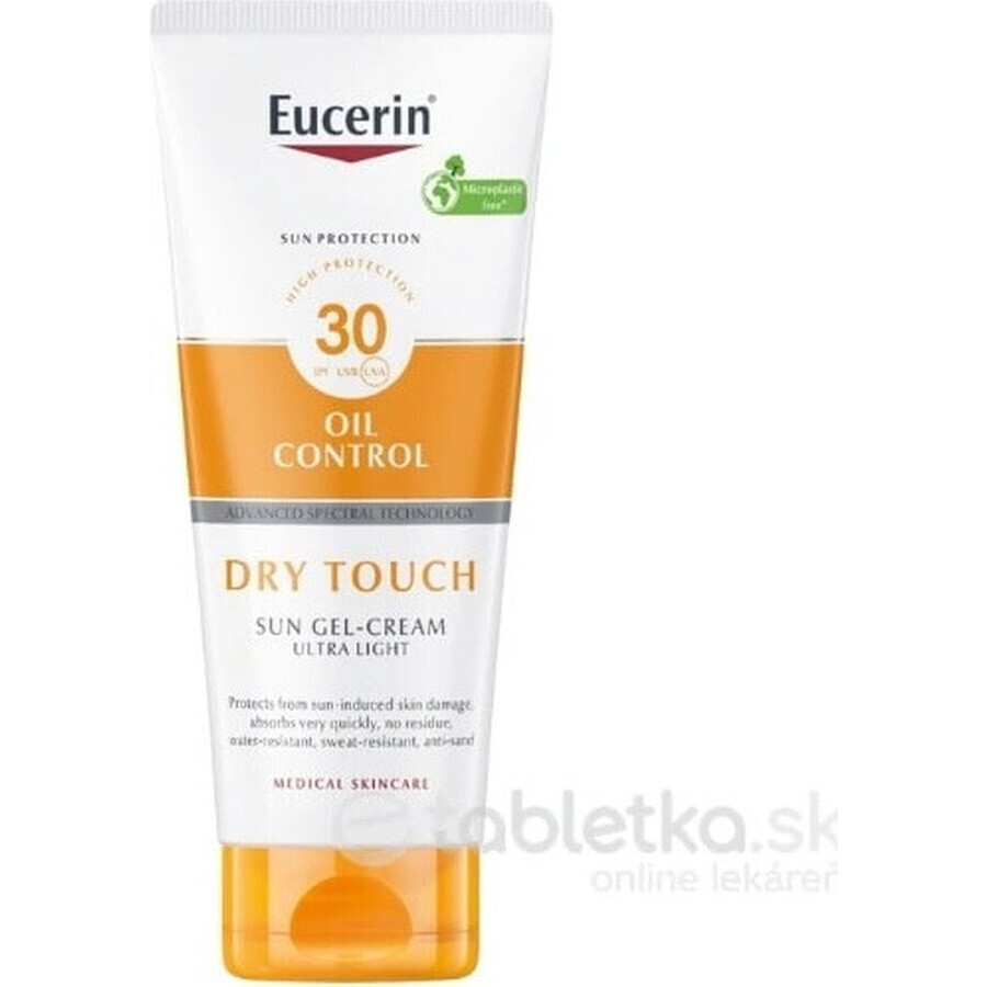 Eucerin SUN OIL CONTROL DRY TOUCH FPS 30 1×200 ml 1×200 ml gel-crema de protección solar