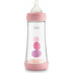 CHICCO Fles Perfect 5 silicone, 300 ml meisje 1×1 fles 300 ml