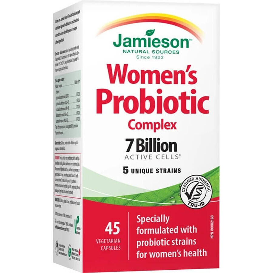 JAMIESON PROBIOTIC COMPLEX VOOR VROUWEN 1×45 cps, bacteriële kweekmix