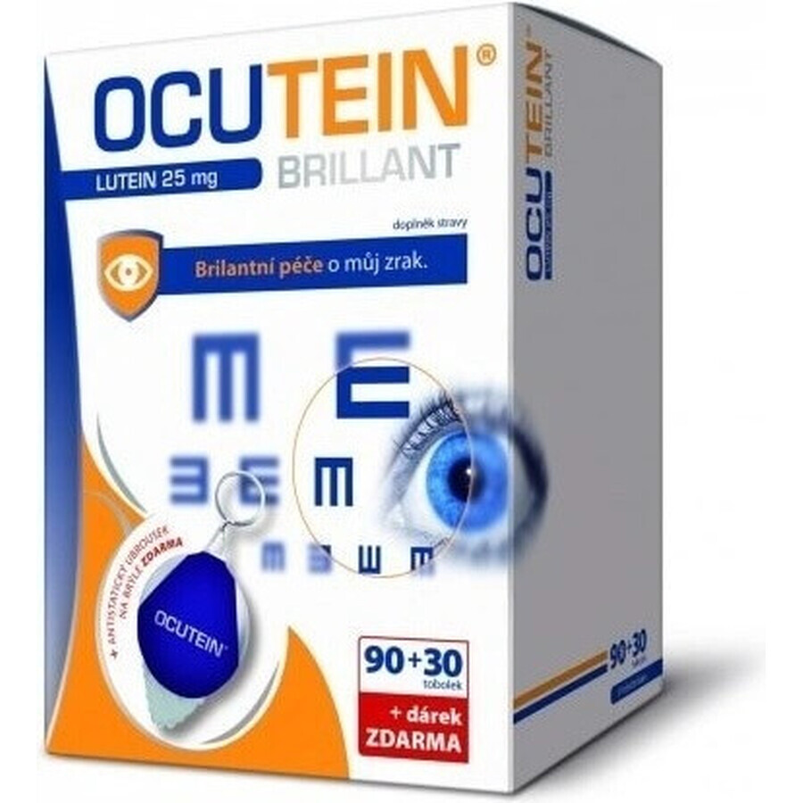 OCUTEIN BRILLANT Luteina 25 mg - DA VINCI 1×1 set, integratore alimentare 120 cps + regalo