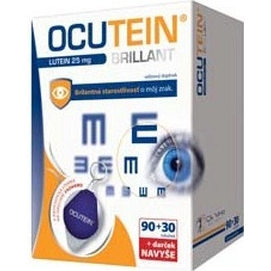 OCUTEIN BRILLANT Luteina 25 mg - DA VINCI 1×1 set, integratore alimentare 120 cps + regalo