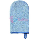 BABYONO Blue terry washing cloth 1×1 pc