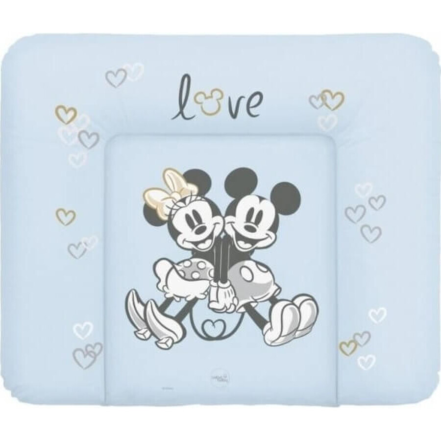 CEBA Disney Minnie & Mickey Soft replacement mat for chest of drawers (75x72) Disney Minnie & Mickey Grey 1×1 pc