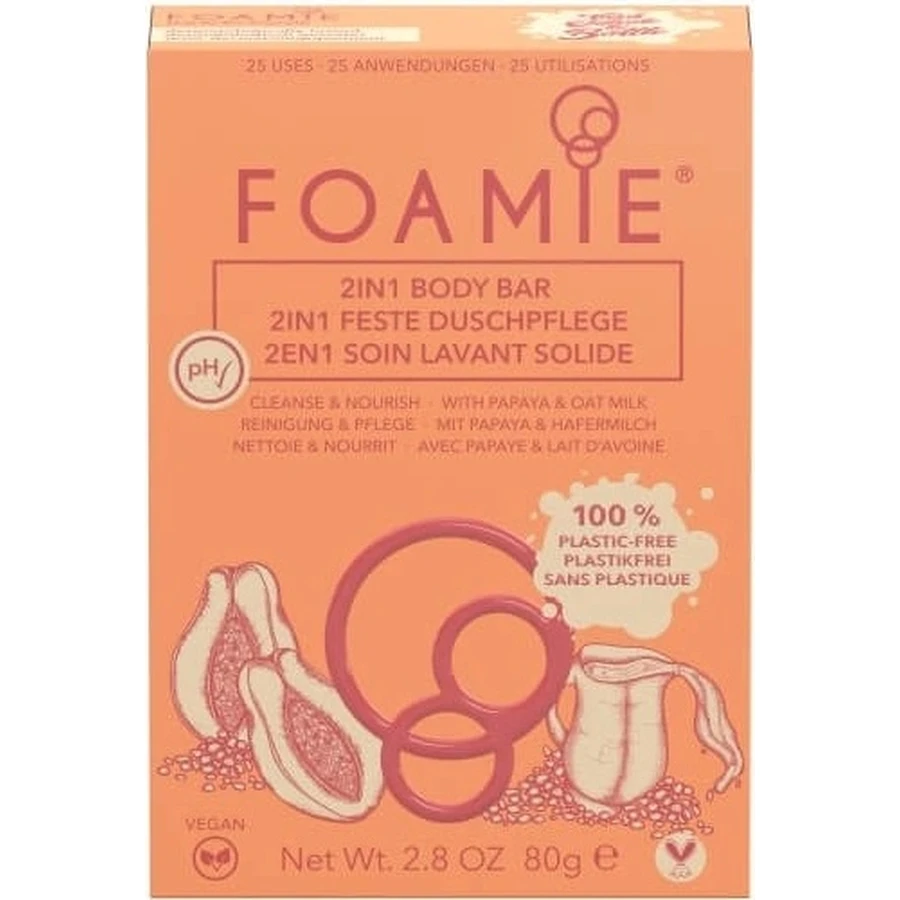 Foamie Solid Shower Care Hafer zum Glatt werden 1×1 St.