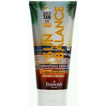 Balsam iluminator pentru fixarea bronzului, Sun Balance, 200ml, Farmona