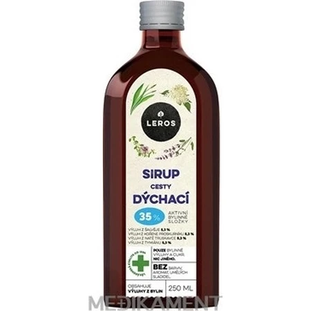LEROS SIRUP BREATHING TRAVELS 1×250 ml, supliment alimentar