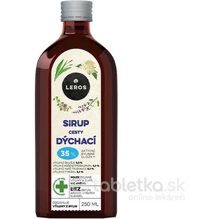 LEROS SIRUP BREATHING TRAVELS 1×250 ml, supliment alimentar