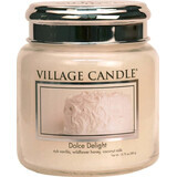 Village Candle Scented candle in glass - Dolce Delight - Velvet Delight, medium 1×1 pc, scented candle in glass